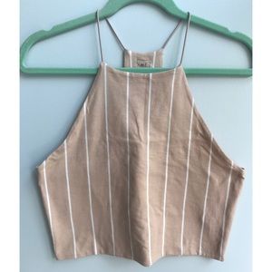 •PacSun• nude cami with stripes